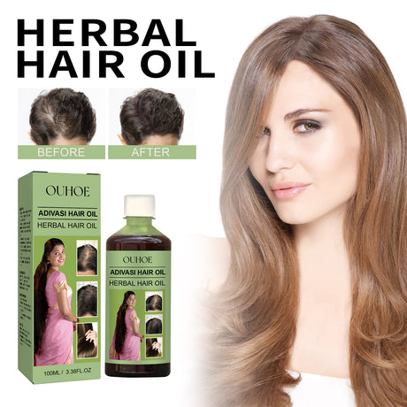 Herbal Hair Care Oil Gently Nourishes Scalp, Strengthens Hair, Cleanses Scalp, Softens Hair Care Oil - V.I.P Digital Presence