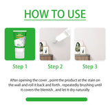 Wall Repair Paint: White Wall Repair Roller Brush Moisture-Proof Peeling Cover Stains And Cracks Renovation Paint - V.I.P Digital Presence