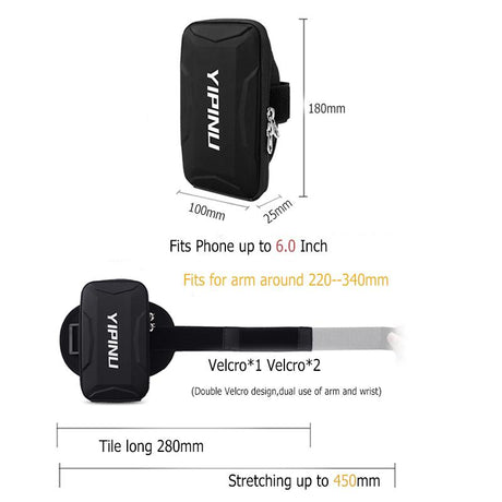 Yipinu Jogging Holder Wallet Armband Waterproof Fitness Arm Bag Cycling Gym - V.I.P Digital Presence