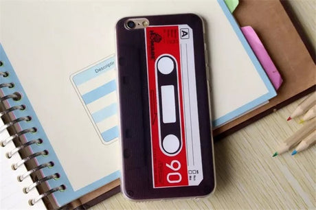 Cassette Tape Tpu silicone Case For Coque Apple iPhone 5 5s se 6 6s 6plus 6s PlusCases Camera Back Cover Capinha Vintage Fundas - V.I.P Digital Presence