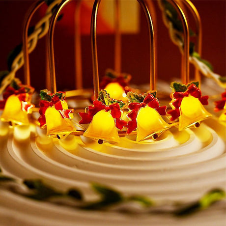 Christmas decoration, bell lights, string lights, Christmas tree lights, atmosphere, colorful light strips, store scene decoration, hanging ornaments, pendants - V.I.P Digital Presence