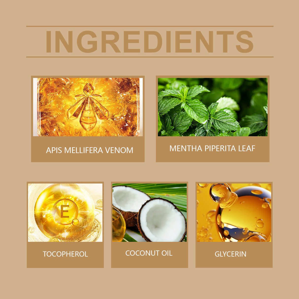 Bee Venom Treatment Oil Tightens Skin Figure Highlights Lines Gentle Ingredients Body Care Oil