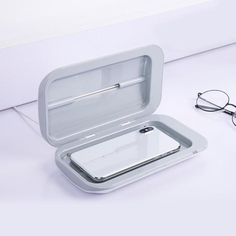 Esterilizador UV portátil de doble uso para joyas, relojes y teléfonos. Desinfección. Rango de temperatura de trabajo: 0-55 grados. 