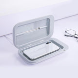 Esterilizador UV portátil de doble uso para joyas, relojes y teléfonos. Desinfección. Rango de temperatura de trabajo: 0-55 grados. 