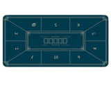 Dezhou playing card pad tablecloth table cushion square round chip rubber cushion playing card table top cushion