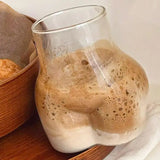 creative Butt Drinking Glass  Borosilicate Glass Transparent Butt Drinking Cup Funny Glass Cup For Holiday Thick Coffee Mug - V.I.P Digital Presence