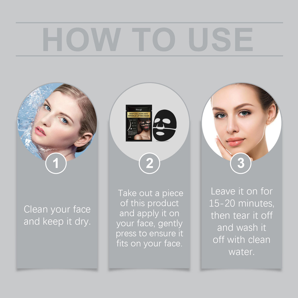 Collagen Moisturizing Mask Gently Nourishes And Moisturizes Skin, Strengthens Skin, Reduces Fine Lines And Moistens Skin