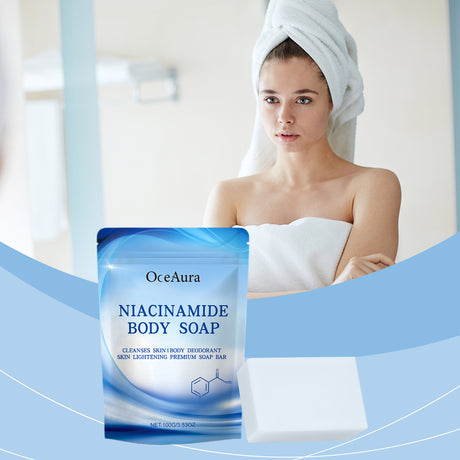 Niacinamide Soap Gently Cleans And Moisturizes Skin, Brightening, Silky, And Refreshing Body Soap - V.I.P Digital Presence