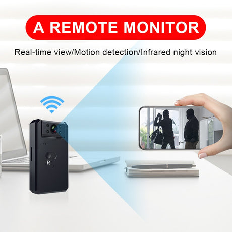 4K Mini Camera WiFi  Smart Wireless Camcorder IP Hotspot HD Night Vision Video Micro Small Cam Motion Detection Vlog Espia - V.I.P Digital Presence