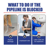 JUE-FISH Drain Gel Pipe Unclogger, Kitchen Bathroom Sewer Odor Cleaning Dissolves Dredging To Prevent Clogging - V.I.P Digital Presence