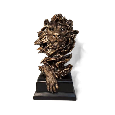 Creative Lion Head Decoration Home Living Room Resin Wine Cabinet Decoration - V.I.P Digital Presence