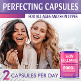 High Quality 5000mg Vitamin Supplements Skin Whitening Capsules Herbal Liposomes Glutathione Pills for Skin Whitening - V.I.P Digital Presence