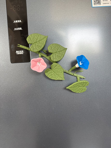 Morning Glory Magnets 3D printed artificial morning glory refrigerator sticker decoration - V.I.P Digital Presence