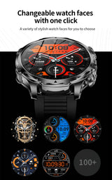 AK75 Smart Watch Flashlight  Men Outdoors Sports Fitness Tracker 700mah Large Battery BT Calling LED Light Smartwatch - V.I.P Digital Presence