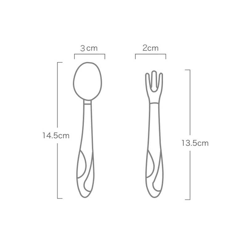Spoon For Baby Utensils Set Auxiliary Food Silicone Gel Spoon Baby Learn To Eat Training Bendable Soft Spoon Children Tableware - V.I.P Digital Presence