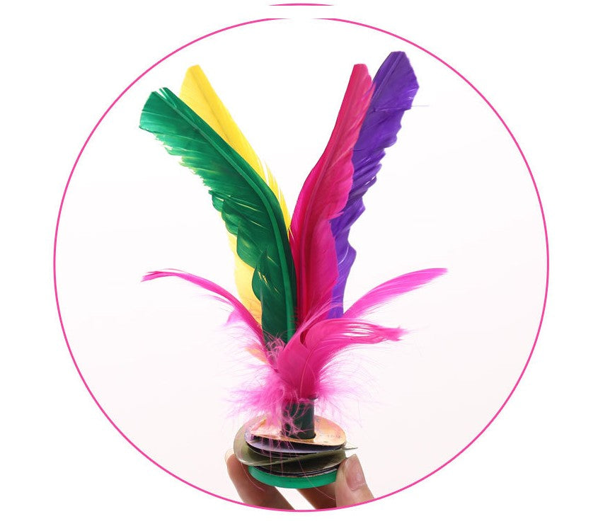 21CM Hacky Sack Foot Sports Game Brand Kick Feather Kicking Shuttlecocks Badminton - V.I.P Digital Presence