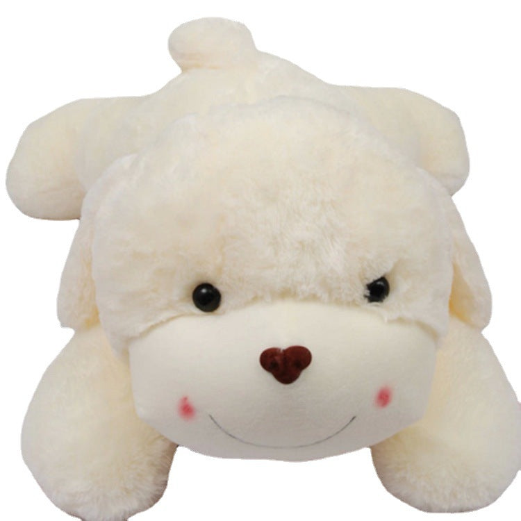 Cute Fragrant Puff Dog Plush Toy with Smiling Face Little White Puff Dog Doll - V.I.P Digital Presence