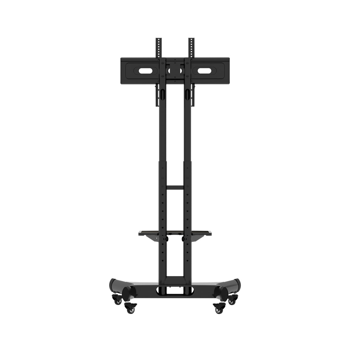 FANCO Universal Rotating TV Stand, suitable for 32-80 inch TVs, adjustable tilt height, maximum VESA 600x400mm (black) - V.I.P Digital Presence