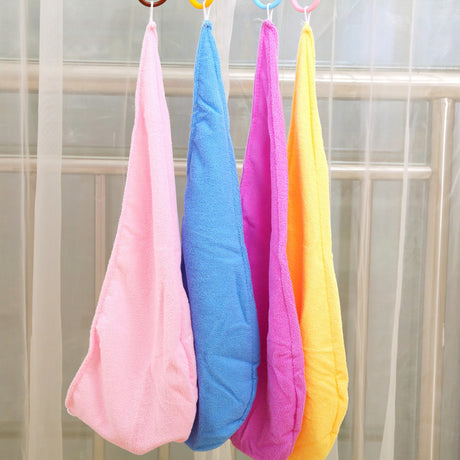 Style Solid Color Water-Absorbing Hair Drying Cap Thickened Hair Towel Dry Bath Hat - V.I.P Digital Presence