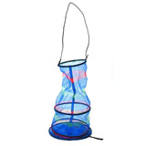 LEO Colorful 3 Layers Collapsible Fishing Net Basket to Keep Fish Alive in the Water 65cm - V.I.P Digital Presence