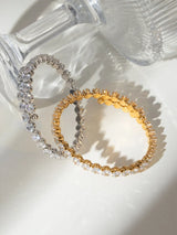 Stainless Steel Inlaid Zircon Bracelet - V.I.P Digital Presence