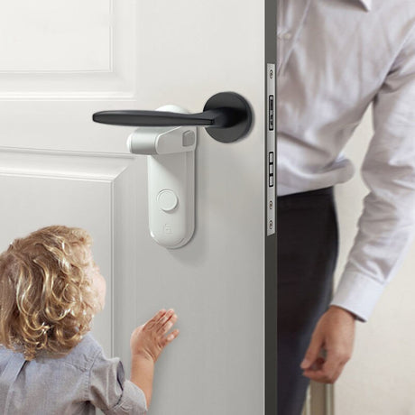 1pcs Child Safety Door Handle Lock Protection Baby Door Handle Lock Pet Room Door Handle Lock Easy Installation No Punching - V.I.P Digital Presence