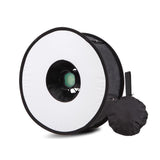 Nuevo anillo de luz de flash redondo, caja de luz de flash plegable, difusor de flash suave para cámara