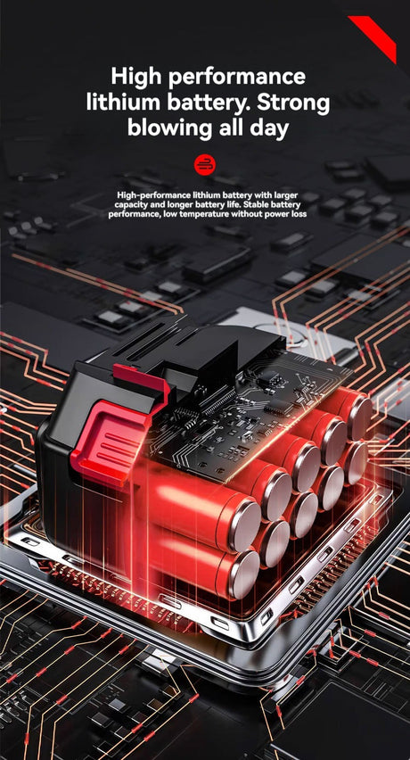 Rechargeable Air Blower Big Tree Industrial Portable Power Tools DIY Excellent for Home Garden Use - V.I.P Digital Presence