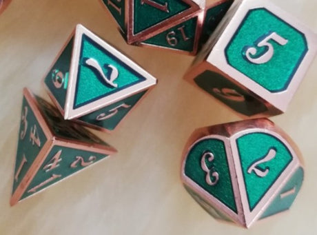 New font Dungeons & Dragons 7pcs/set Creative RPG Dice - V.I.P Digital Presence
