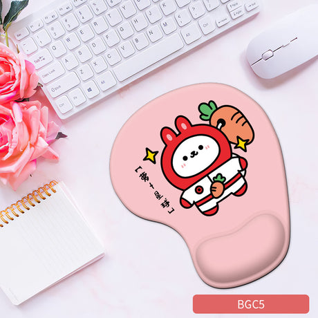 Silicone wrist mouse pad female comfortable computer soft non-slip hand rest pad thick non-slip wrist rest cute game pad - V.I.P Digital Presence