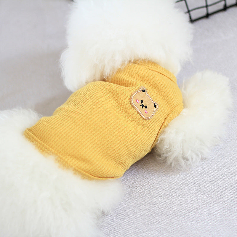 Thin Sleeveless Vest Small Dog Teddy Pomeranian Bears Pet Cat Dog Clothes - V.I.P Digital Presence