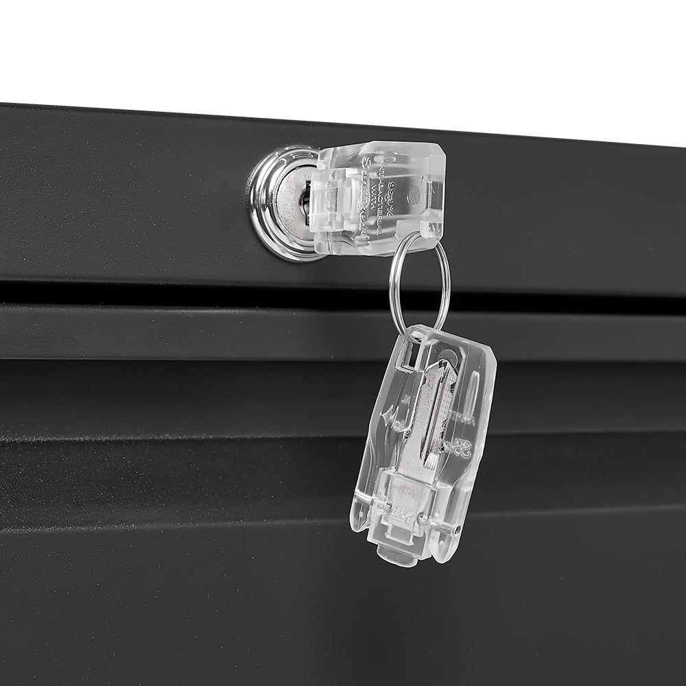 Filing Cabinet Lateral File Cabinet 3 Drawer Blcak Locking Metal File Cabinets Three Drawer - V.I.P Digital Presence