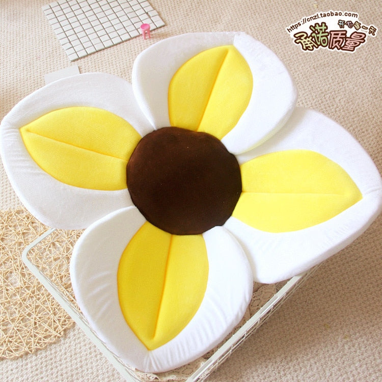 Alfombrilla de baño para bebé de 80 cm, diseño de flores, para bañera, lavabo, ducha infantil segura, plegable, con almohadillas de seguridad para asiento de pétalos. 