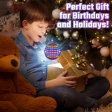 Dron volador con luces LED, bumerán, Flyorb, bola flotante, Fly Nova Orb, spinner volador, juguetes antiestrés, regalo para niños 