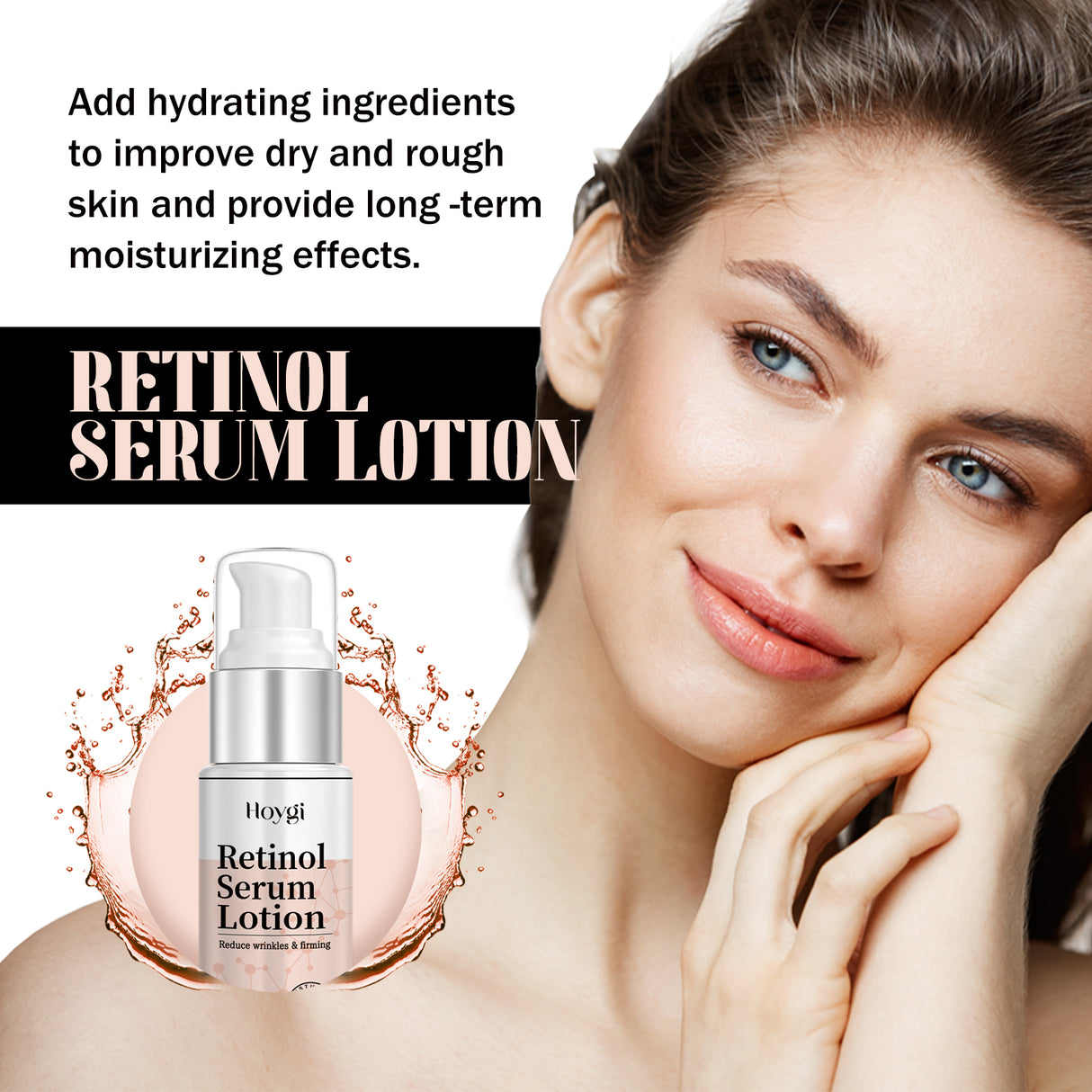 Retinol Serum Lotion, Fade Out Fine Lines Filling Water Moisturizing Anti-Wrinkle Firming Facial Skin Aging - V.I.P Digital Presence
