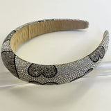 Sponge hair bands are simple and versatile with diamond inlay and heart-shaped hair accessories - V.I.P Digital Presence