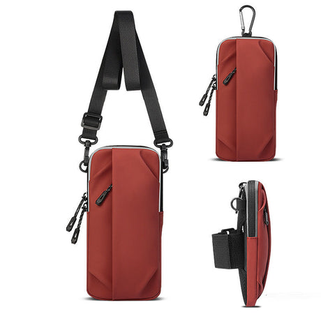 Running mobile phone arm bag for men and women, single shoulder diagonal cross bag, wrist bag, fitness sports travel equipment, - V.I.P Digital Presence