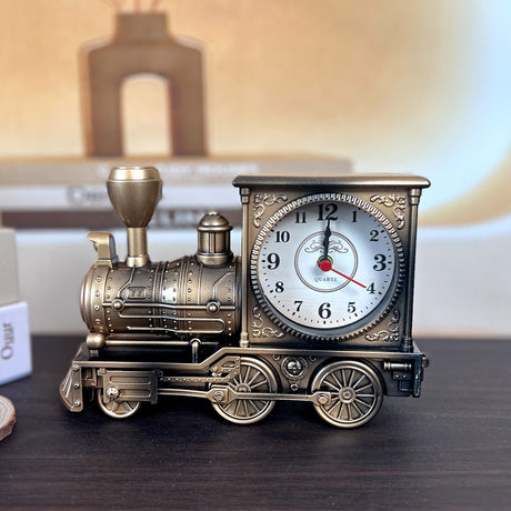 Daily Necessities Alarm Clock Train Alarm Clock Fashion Alarm Clock Student Bedhead Clock Home Furnishings - V.I.P Digital Presence
