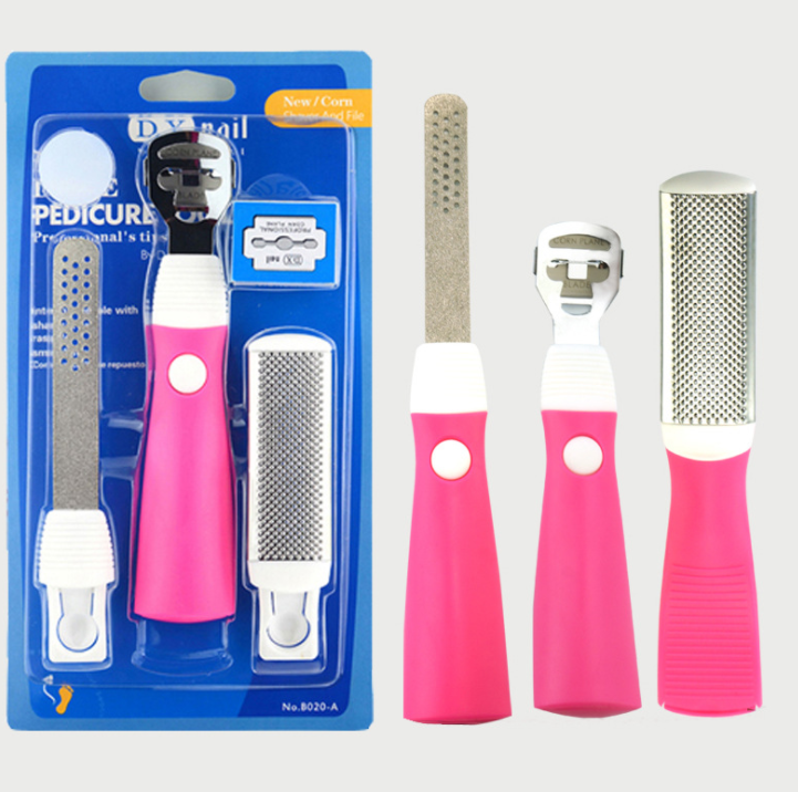 Nail Foot Care Tool Foot File Set Dead Hard Skin Callus Remover Scraper Pedicure Rasp Tools Portable Cuticle Pusher - V.I.P Digital Presence