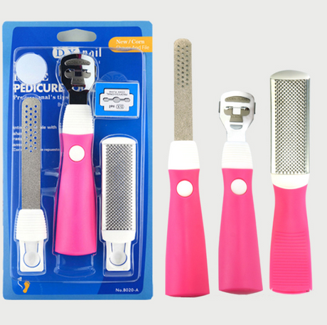 Nail Foot Care Tool Foot File Set Dead Hard Skin Callus Remover Scraper Pedicure Rasp Tools Portable Cuticle Pusher - V.I.P Digital Presence