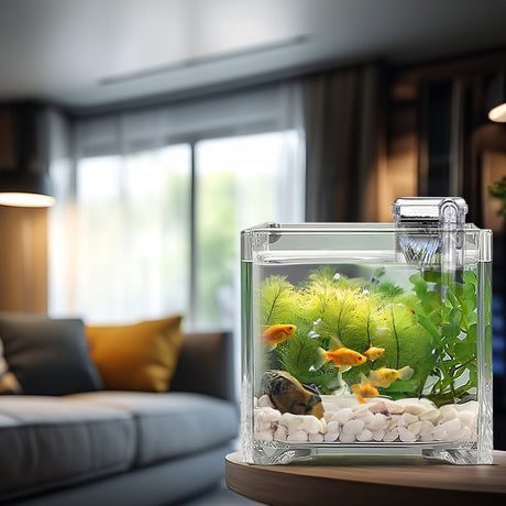 New USB - powered hanging aquarium filter, 2.5W, 250L/H. Ideal for aquariums under 30cm. Mini size. - V.I.P Digital Presence