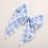 Children's Headwear Girl Plaid Cotton Embroidery Bow Hairpin Big Swallowtail Hairpin - V.I.P Digital Presence