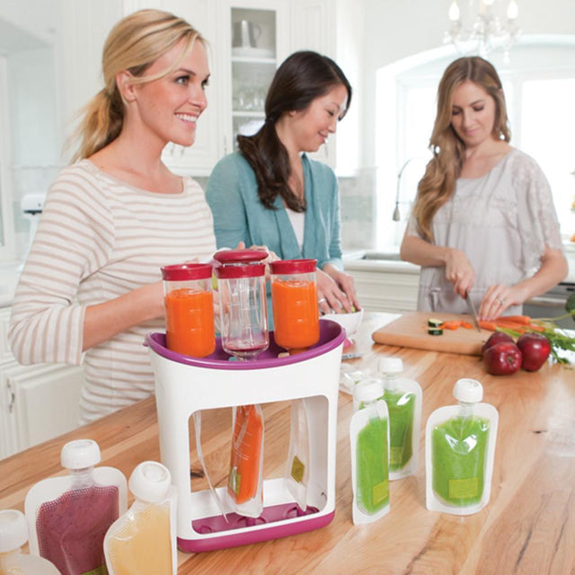 Squeeze Food Station Baby Food Organization Storage Containers Baby Food Maker Set Fruit Puree Packing Machine - V.I.P Digital Presence