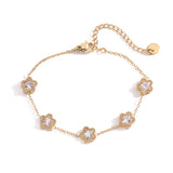 Zircon titanium steel bracelet for women niche exquisite versatile and colorfast jewelry - V.I.P Digital Presence