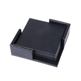Creative PU leather coaster Exquisite insulated tea water cushion Square leather coaster - V.I.P Digital Presence