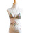 Queen Bling Metal Tassel Details Tank Tops Festival Rave Clothing Summer Sexy Backless Rave Body Chain Beach Tops - V.I.P Digital Presence