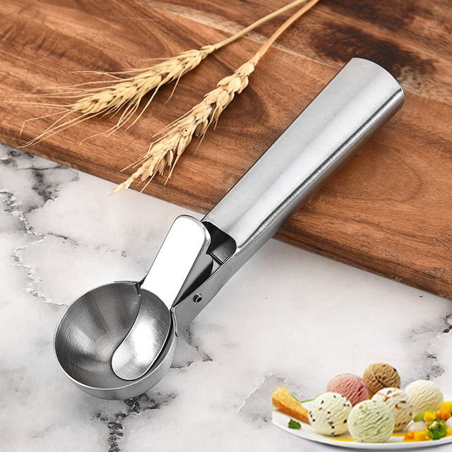 430 Stainless Steel Ice Cream Scoop Dual-Use Function Fruit Scoop Ice Cream Scoop Ball Scoop - V.I.P Digital Presence