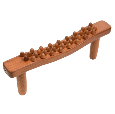 Handheld 34 Beads Home Massaging Device wood stick massage tool Body Massage Wooden Guasha Tool for Relaxation - V.I.P Digital Presence