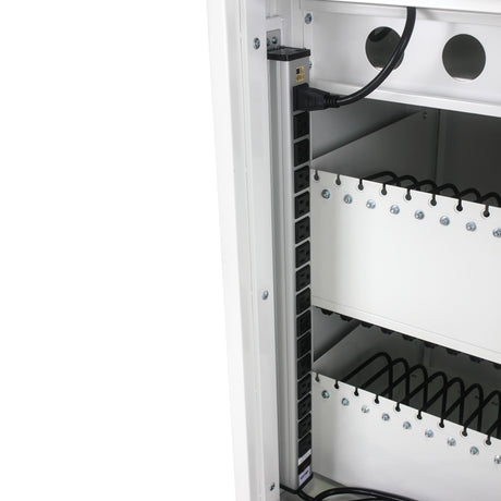 Mobile Charging Cart and Cabinet for Tablets Laptops 31+4-Device - V.I.P Digital Presence