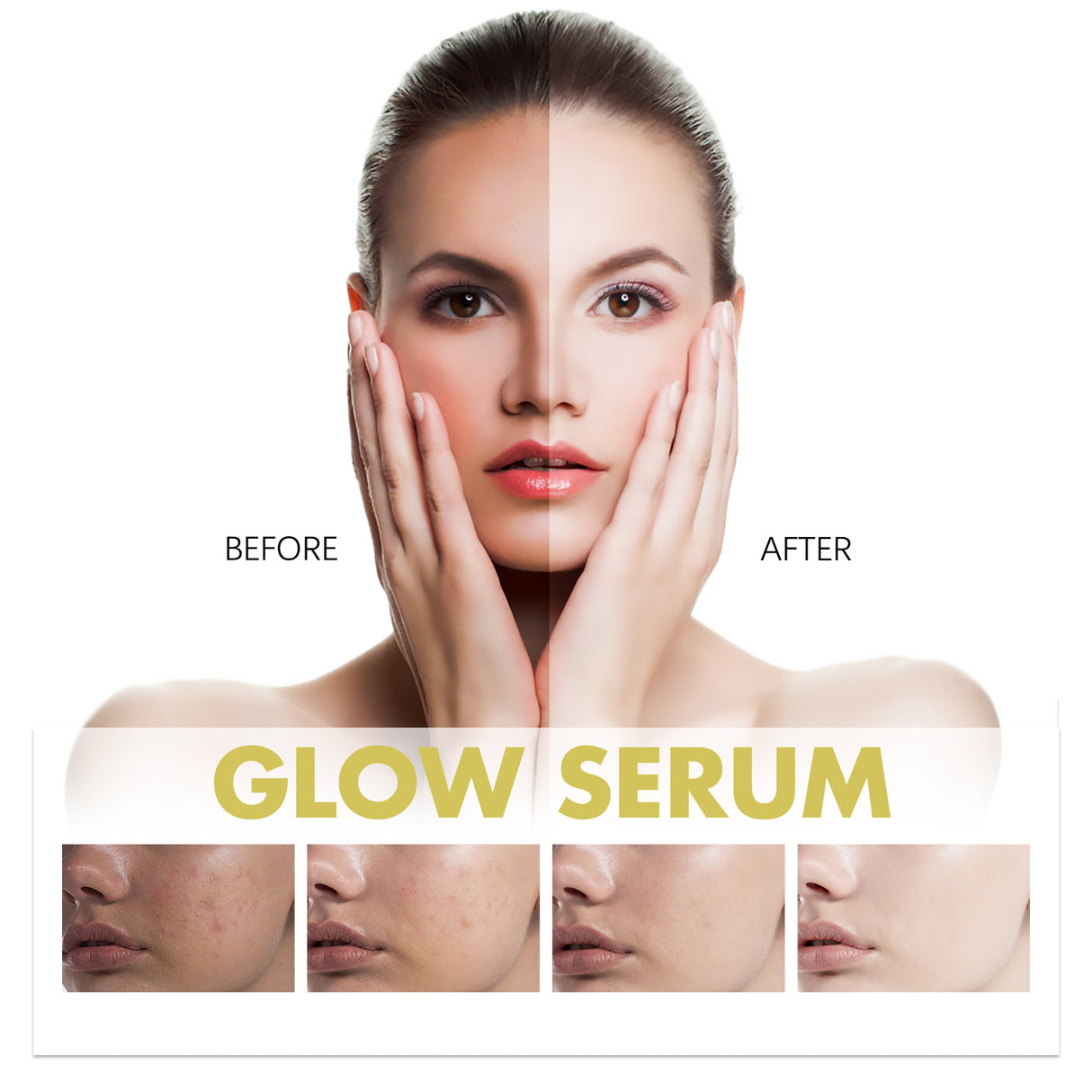 Glow Serum, Moisturizing And Whitening Skin To Reduce Facial Spots And Fine Lines - V.I.P Digital Presence